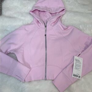 NWT lululemon scuba full zip cropped hoodie